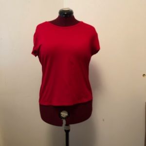 Simple Red Tee by George
